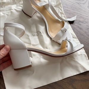 NEW alexandre Birman tie sandals in white